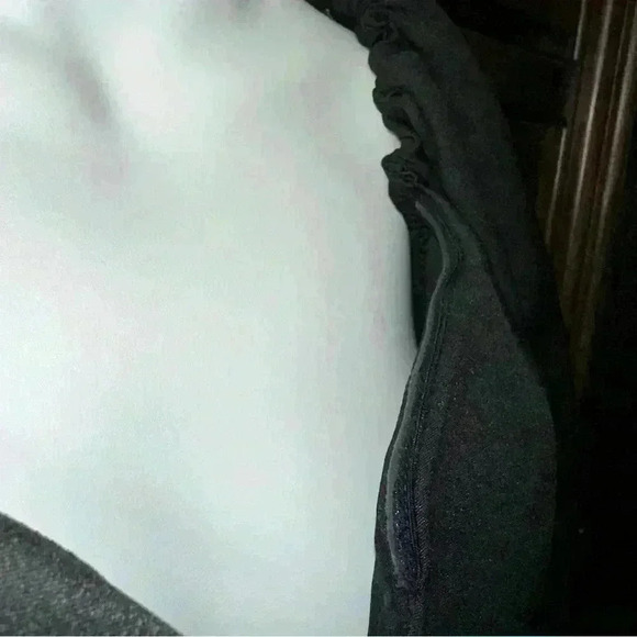 NWT! Impressions Say Less Dress In Black / Bubble Sleeves / Woman’s Small - Picture 8 of 15